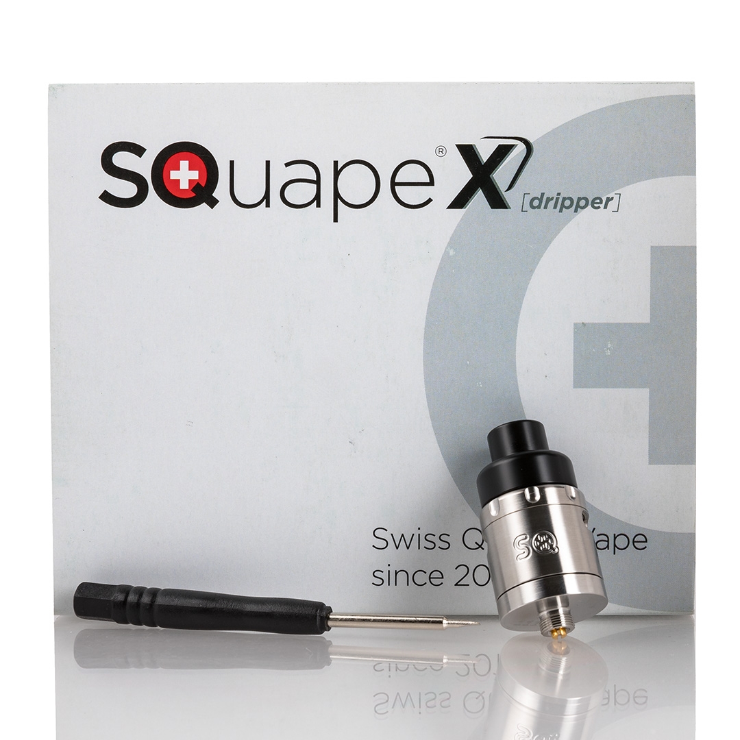 StattQualm SQuape X(dripper) 22mm RDA | Vape Rebuildables - $49.95