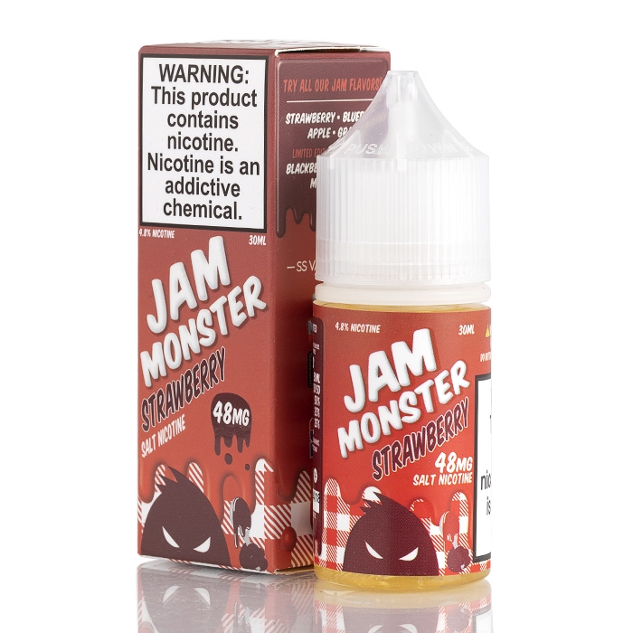 Strawberry - Jam Monster Salts - 30mL - $10.99