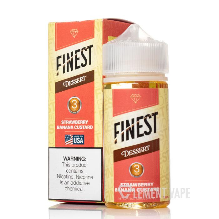 Strawberry Banana Custard - Finest E-Liquid