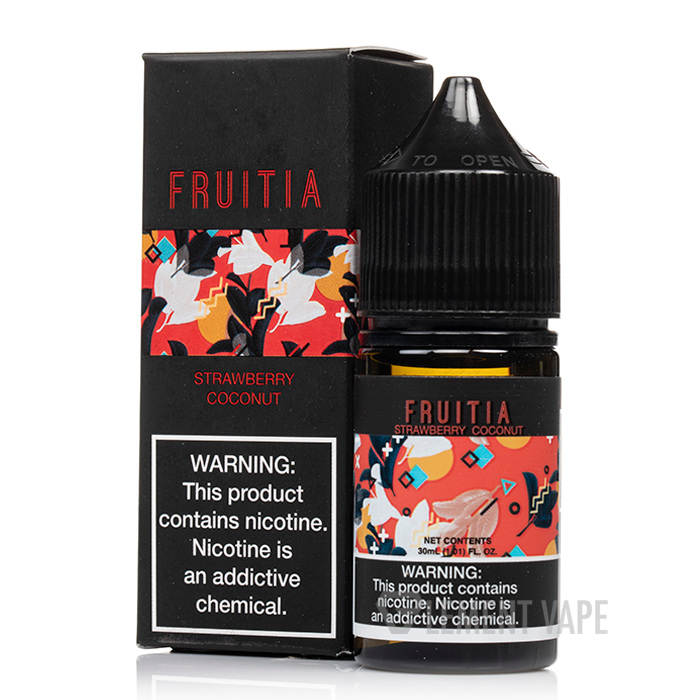 coconut vape liquid Chill in Paradise: Strawberry Coconut Extra Ice main image 1