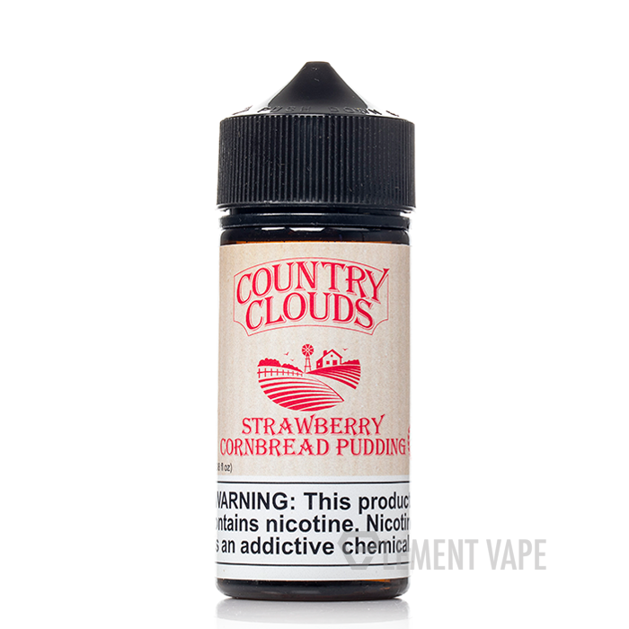 Strawberry Corn Bread Puddin - Country Clouds