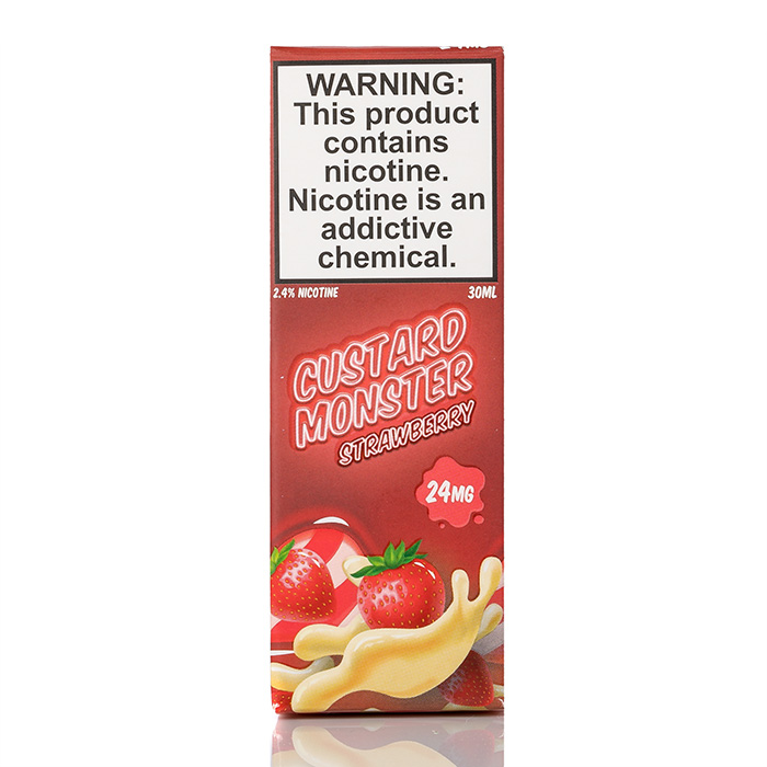 elf bar vape uk Strawberry Custard Monster eLiquid $12.59