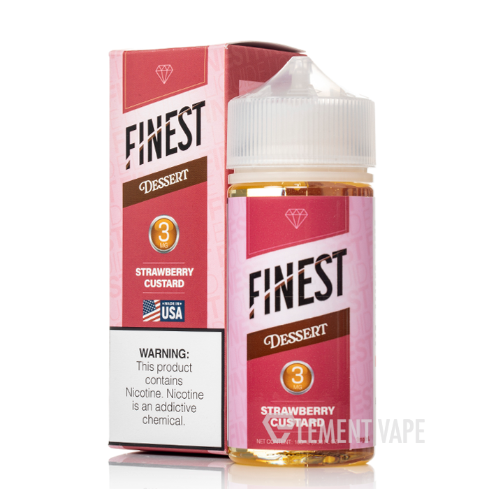 Strawberry Custard - The Finest E-Liquid