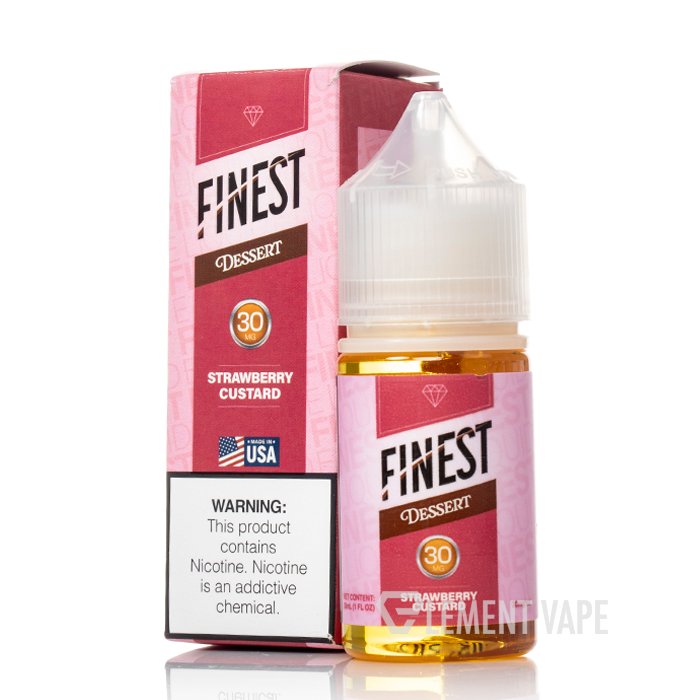 Strawberry Custard - The Finest SaltNic Series - 30mL