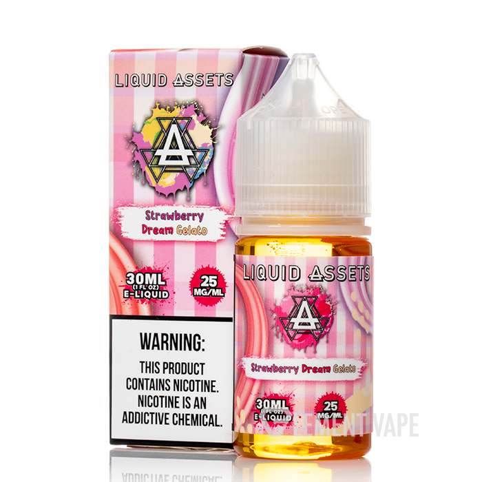 Strawberry Dream Gelato - Liquid Assets Salt - 30mL $10.99 Strawberry Dream Gelato - Liquid Assets Salt - 30mL $10.99