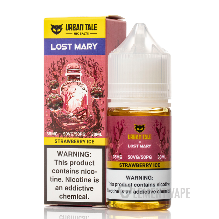 Strawberry Ice - Urban Tale x Lost Mary Salts - 30mL Strawberry Ice - Urban Tale x Lost Mary Salts - 30mL