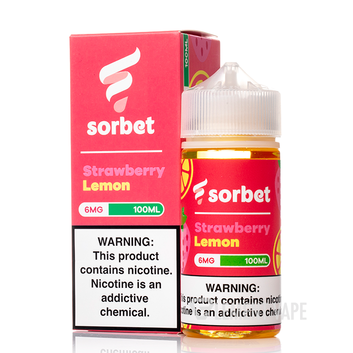 sorbet vape juice Straw Lemon - Sorbet Pop
