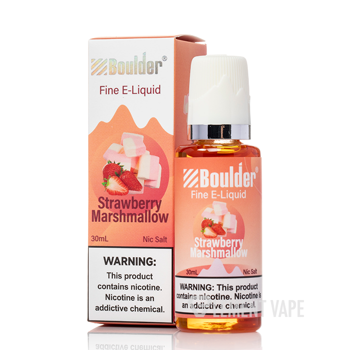 Strawberry Marshmallow - Boulder Fine E-Liquid Salt Nic