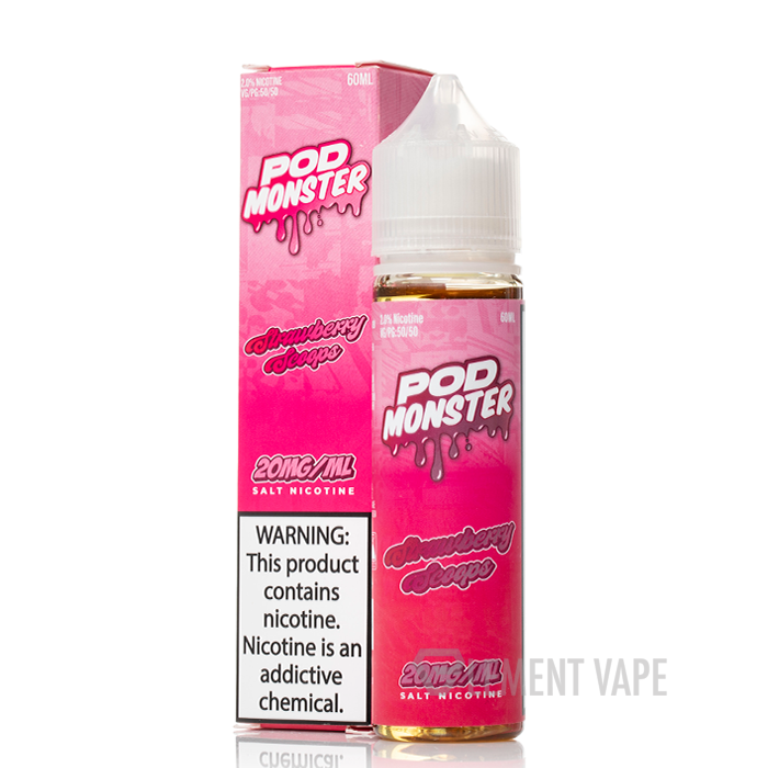 Strawberry Scoops - Pod Monster Salts - 60mL - $11.99