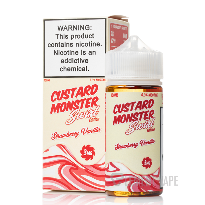 Strawberry Vanilla - Swirl Edition - Custard Monster - 100mL - $13.99 Strawberry Vanilla - Swirl Edition - Custard Monster - 100mL - $13.99