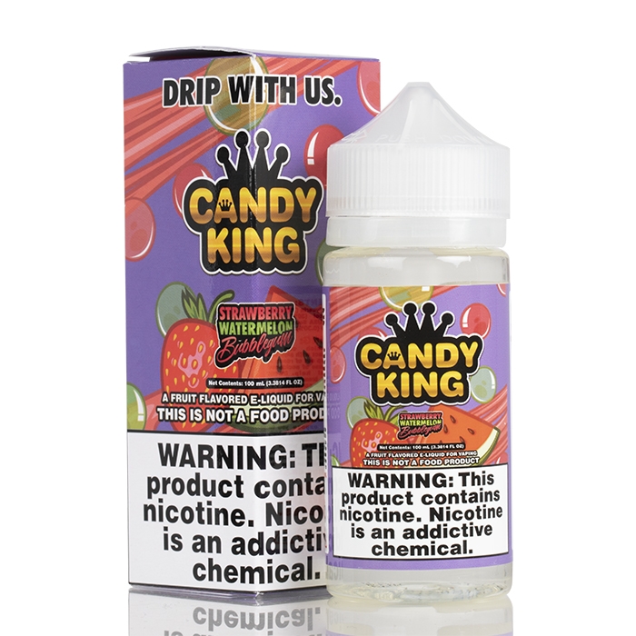 Strawberry Watermelon Bubblegum - Candy King - 100mL - $13.99 Strawberry Watermelon Bubblegum - Candy King - 100mL - $13.99