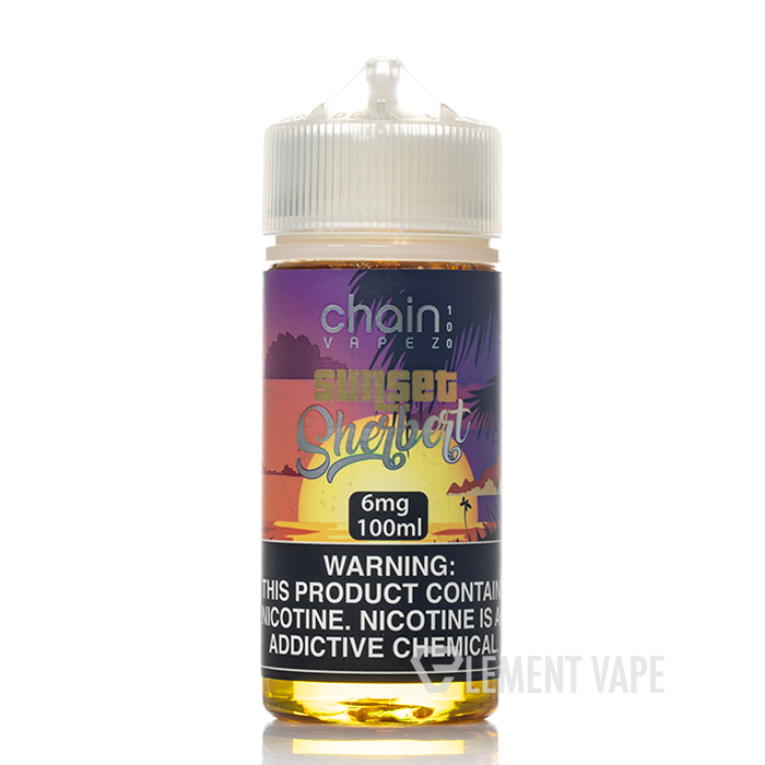 Sunset Sherbet - Chain Vapez - 100mL - $14.99 Sunset Sherbet - Chain Vapez - 100mL - $14.99