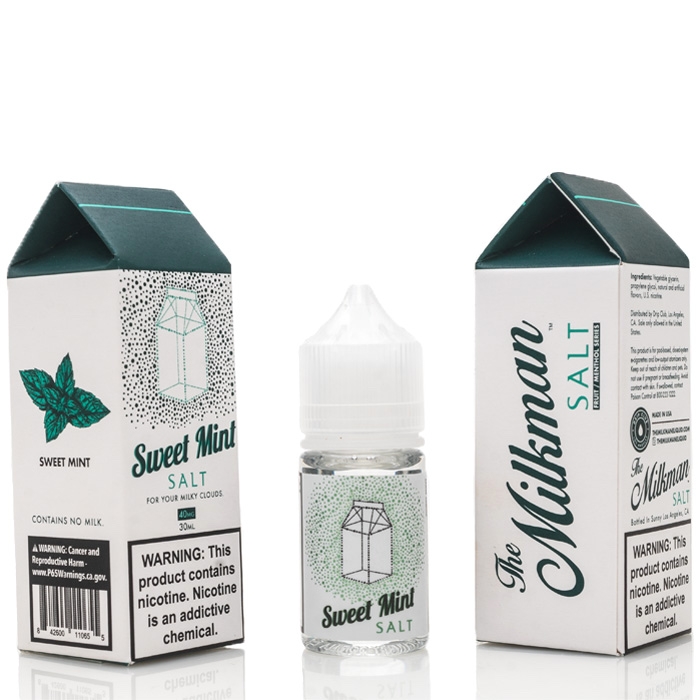 sweet mint vape juice Sweet Mint - The Milkman SALT | 30mL E-Liquid