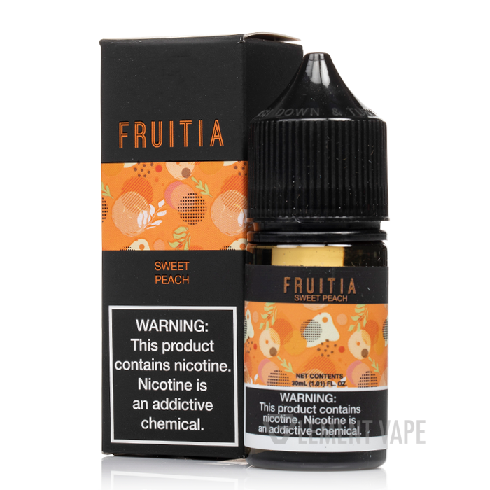 Sweet Peach - Fruitia Salts - 30mL - $8.99