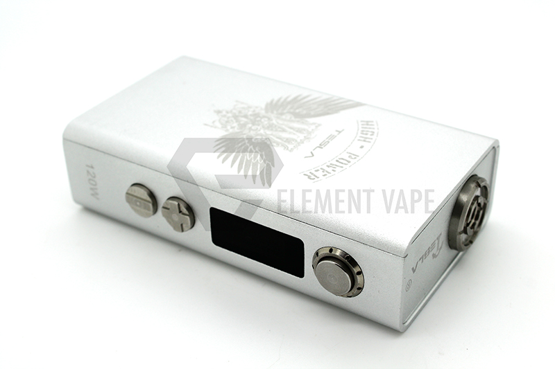 Tesla 120W Watt Box Mod - Metal and Wood