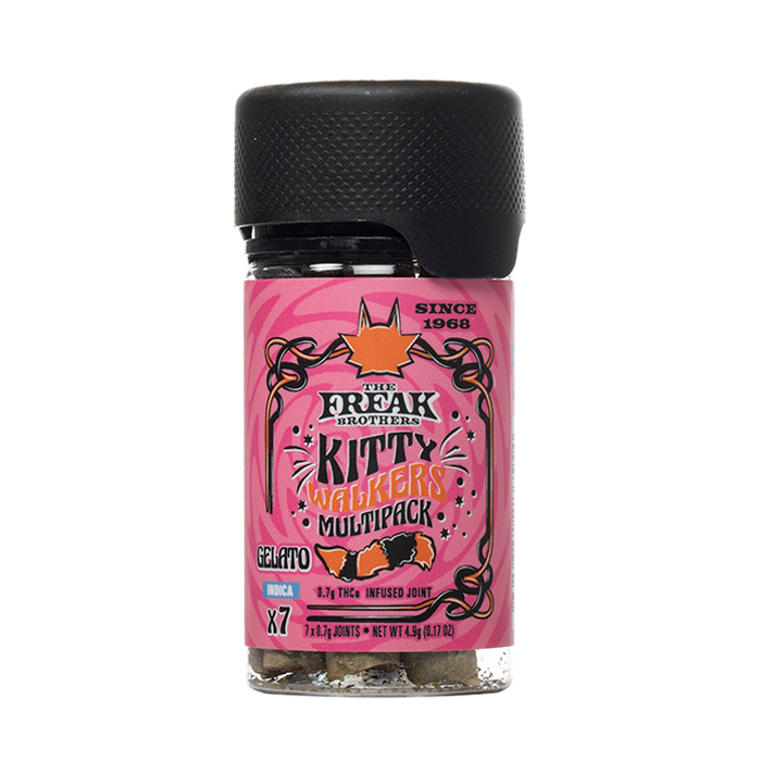 The Freak Brothers THCA Kitty Walkers Prerolls 4.9G - $17.99