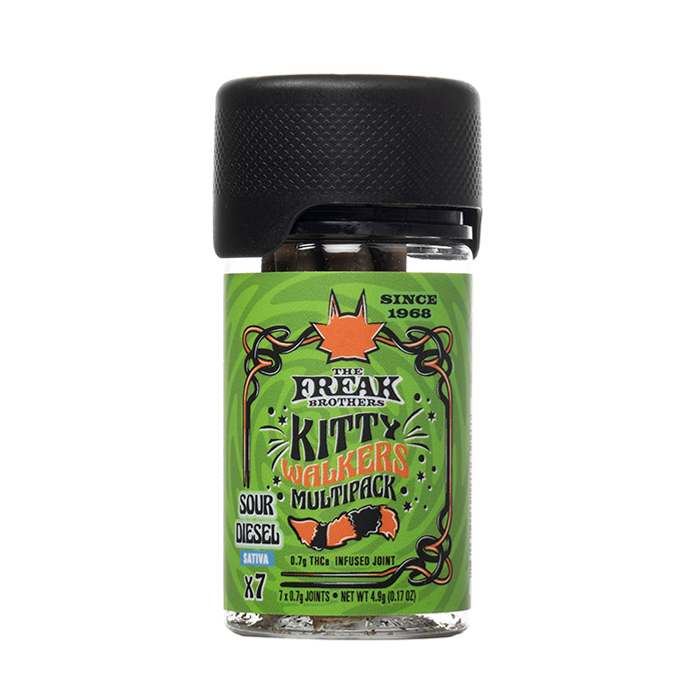 The Freak Brothers THCA Kitty Walkers Prerolls 4.9G $17.99