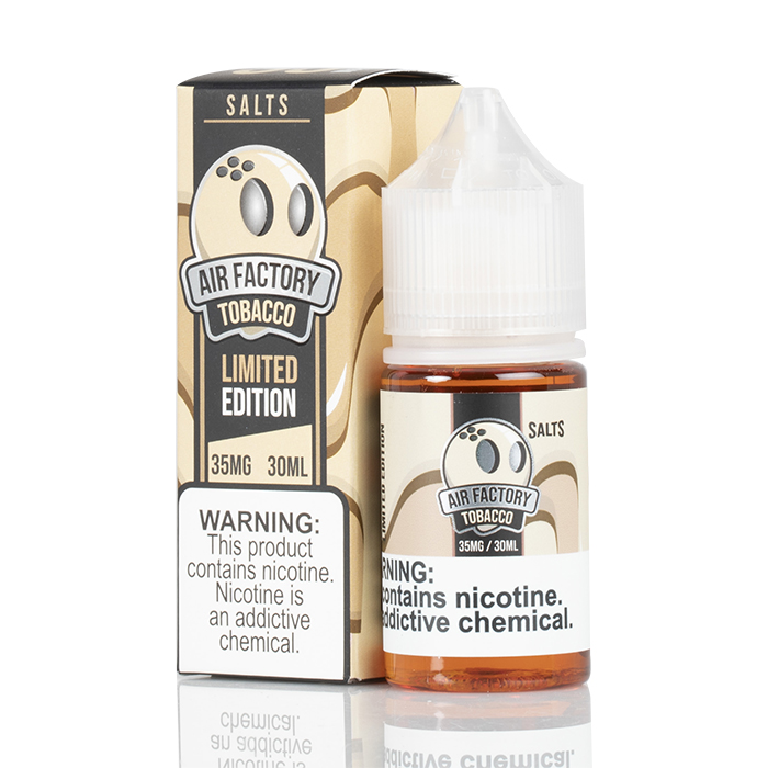 air factory salts bold tobacco Tobacco - Air Factory SALTS E-Liquids - 30mL