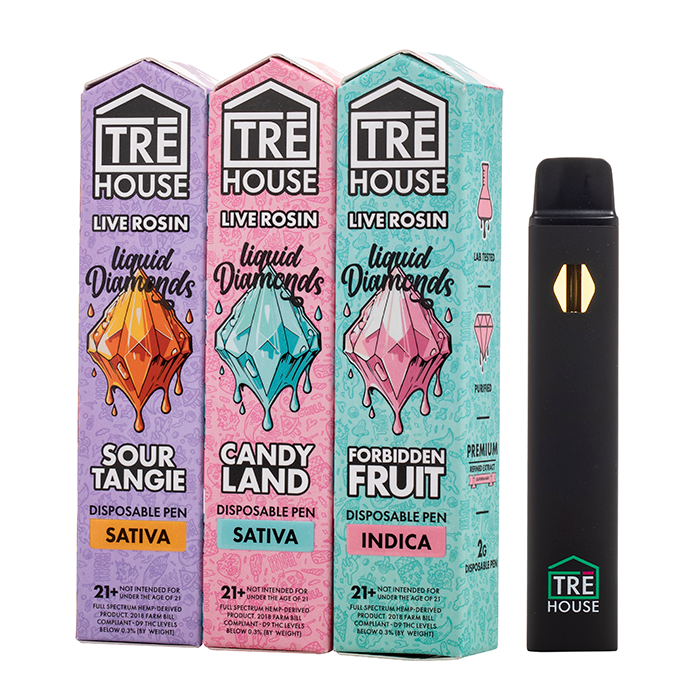 Tre House | Live Rosin Vape disposable 3500 mg | Blue Cereal | Wax pen — JC-20