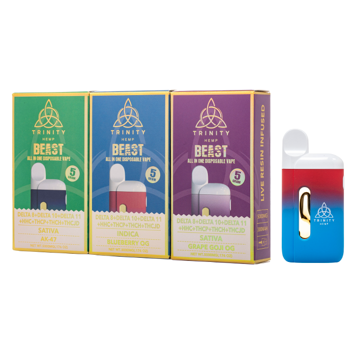 Trinity Hemp Knockout Beast Disposable 5G