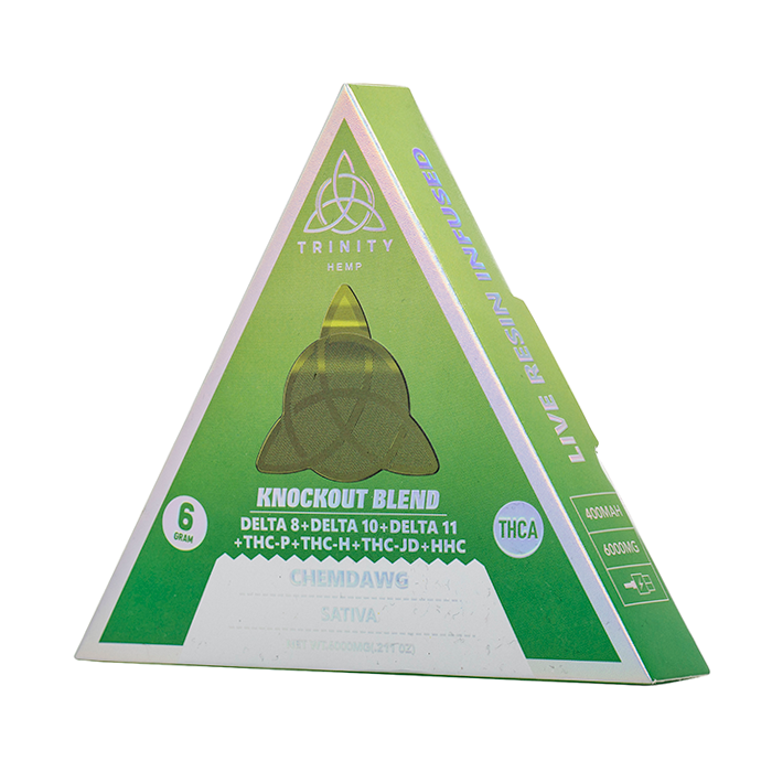 vape shop bitterne triangle Trinity Hemp Knockout Blend Disposable 6G