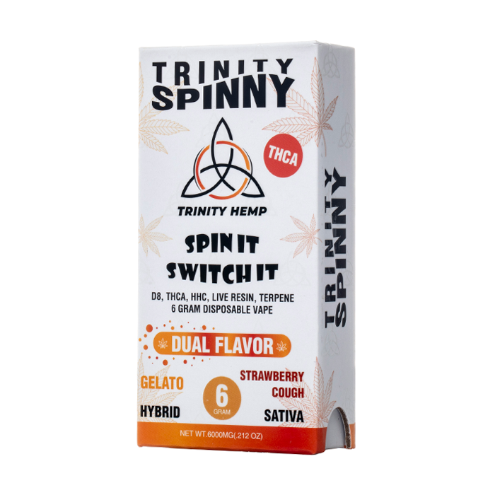 Trinity Spinny THCA Dual Flavor Disposable 6G