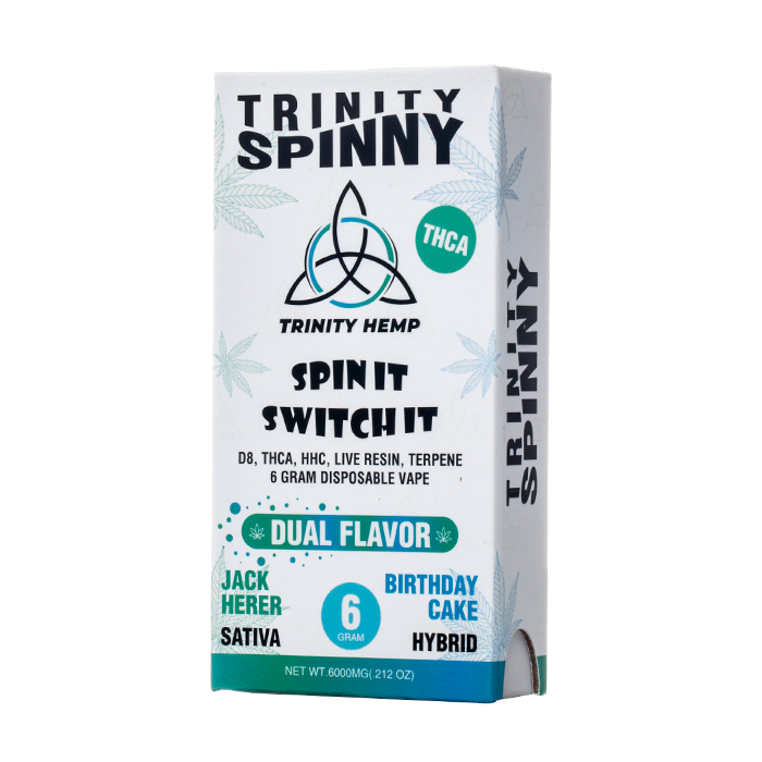 Trinity Spinny THCA Dual Flavor Disposable 6G