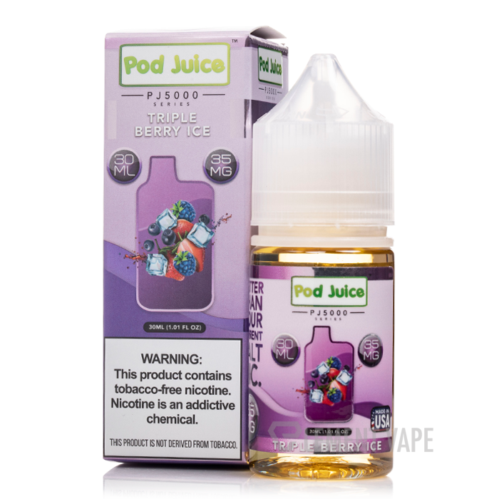 Triple Berry Ice - Pod Juice PJ5000 - 30mL - $10.99