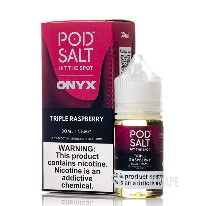 Triple Raspberry - Pod Salt Onyx - 30mL $10.99