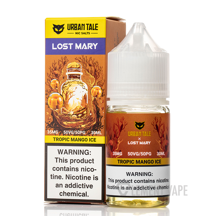 Tropic Mango Ice - Urban Tale x Lost Mary Salts - 30mL $9.99