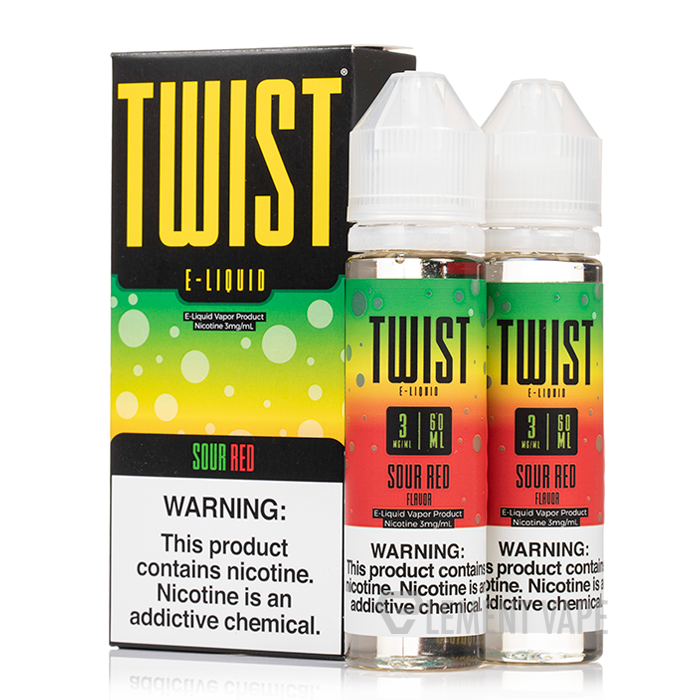 Sour Red - Twist E-Liquid - 120mL $21.99