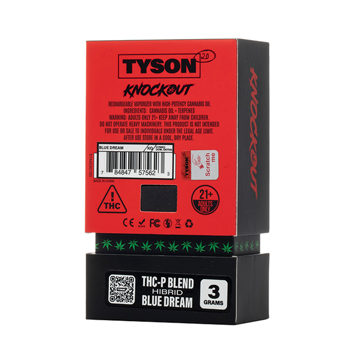 Tyson 2.0 THCP Knockout Blend Disposable 3G