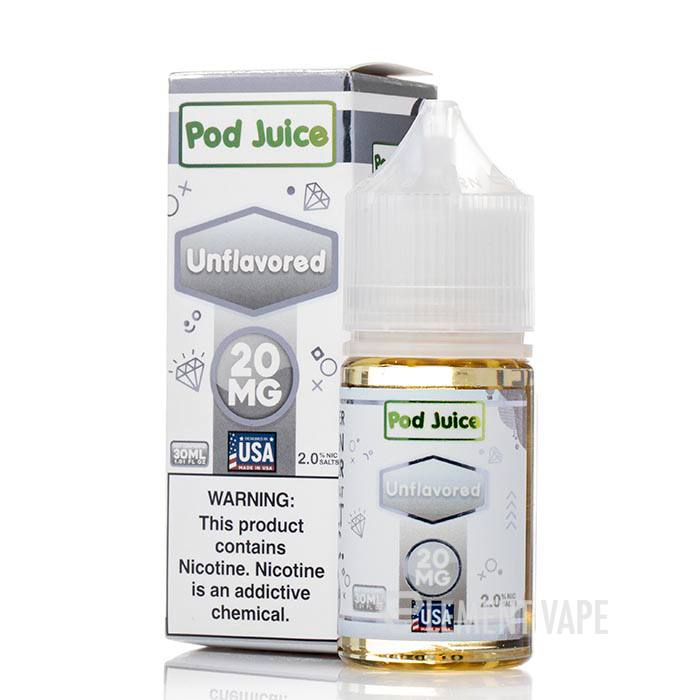 Unflavored - Pod Juice Salts - 30mL