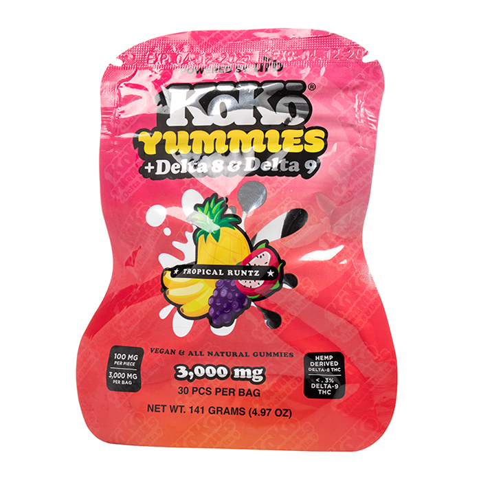 URB Koko Yummies Delta-8/9 Gummies 3000mg