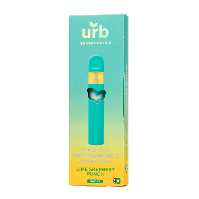 URB Vape-Cay London Saucy Diamonds Disposable 3G - $22.99 URB Vape-Cay London Saucy Diamonds Disposable 3G - $22.99
