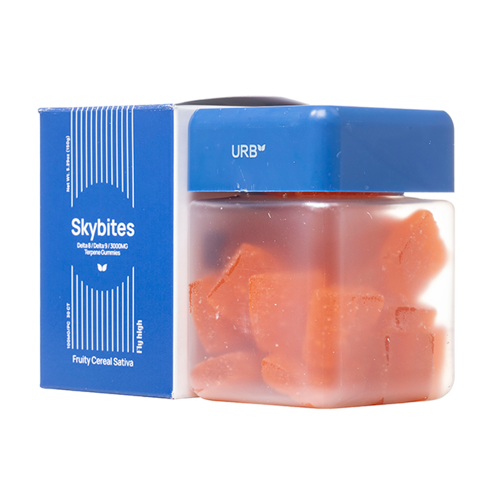 URB Skybites Cloud 9 Delta 8 + Delta 9 Gummies 3000mg $19.99