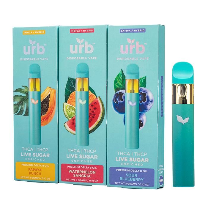 URB Vape-Cay Paris Live Sugar Disposable 3G