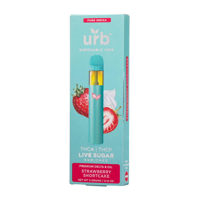URB Vape-Cay Paris Live Sugar Disposable 3G URB Vape-Cay Paris Live Sugar Disposable 3G