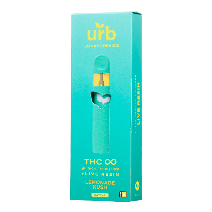 urb disposable vape settings URB THC Infinity Disposable 3G