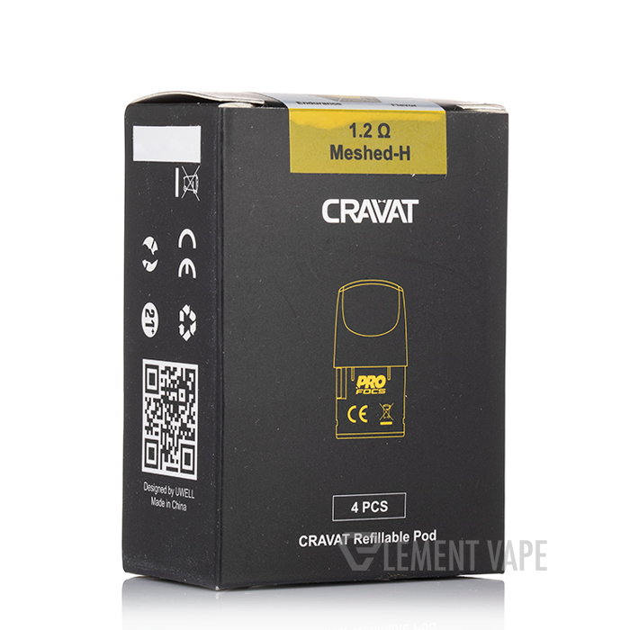 rugby pod system Uwell Cravat Replacement Pod 4-Pack main image 0