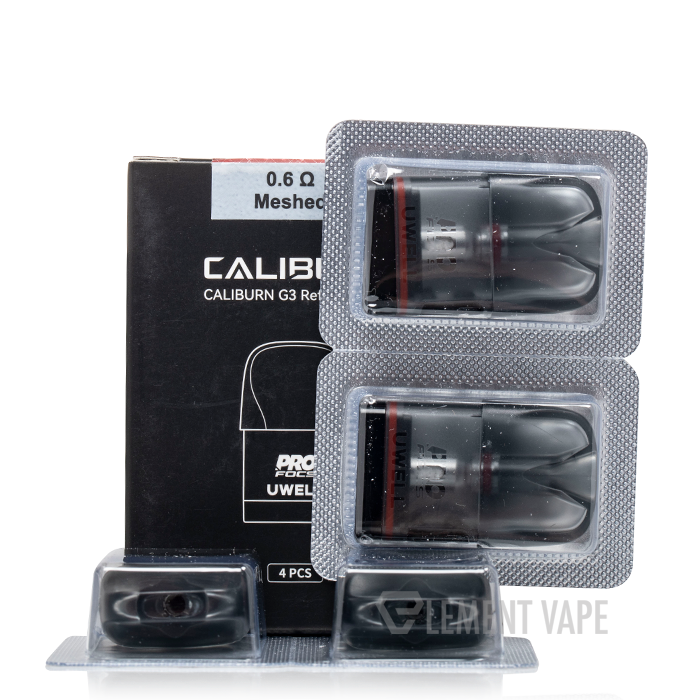 The UWELL Caliburn G3 Replacement Pod - Radical Vape Shop - View #4