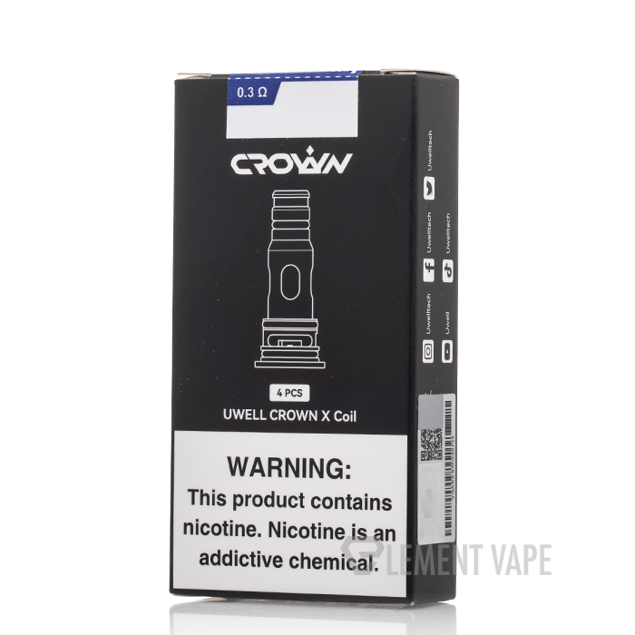 elfbar elfa master akku Uwell Crown M Replacement Coils (4pcs/pack) Price Uwell Crown III Mini Coils  - On Sale main image 0