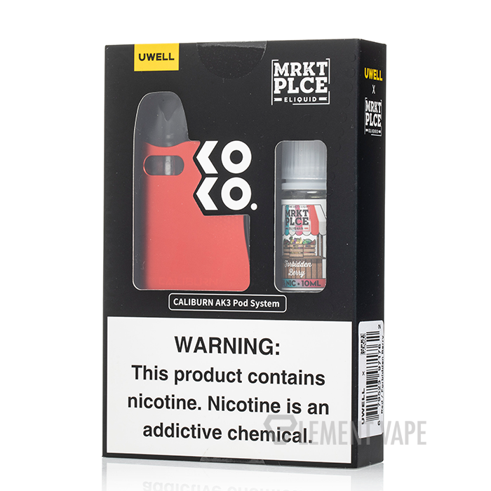 uwell caliburn salt nic UWELL x DV Caliburn AK3 Kit + 50mg Nic Salt