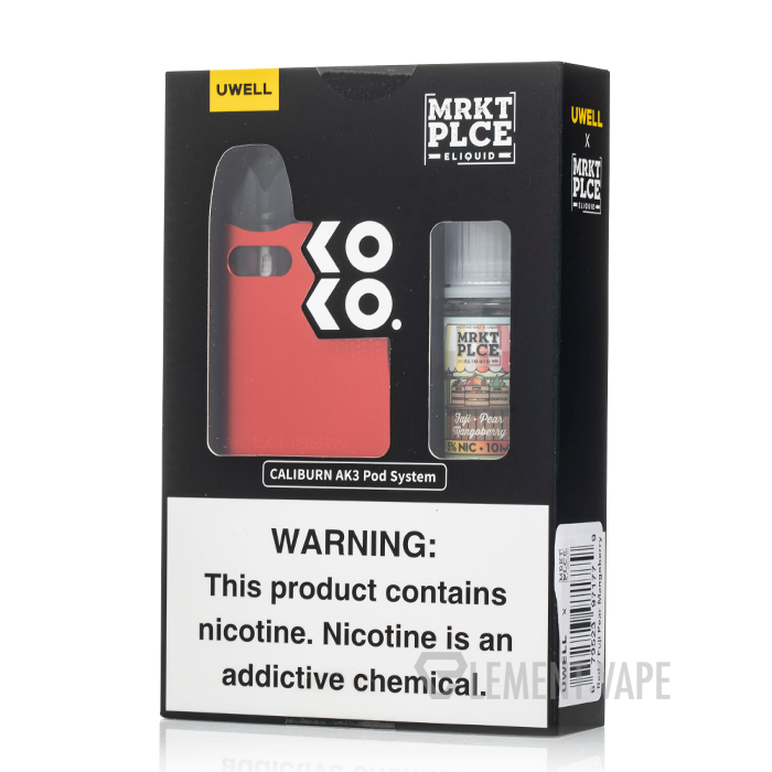 UWELL x DV Caliburn AK3 Kit + 50mg Nic Salt