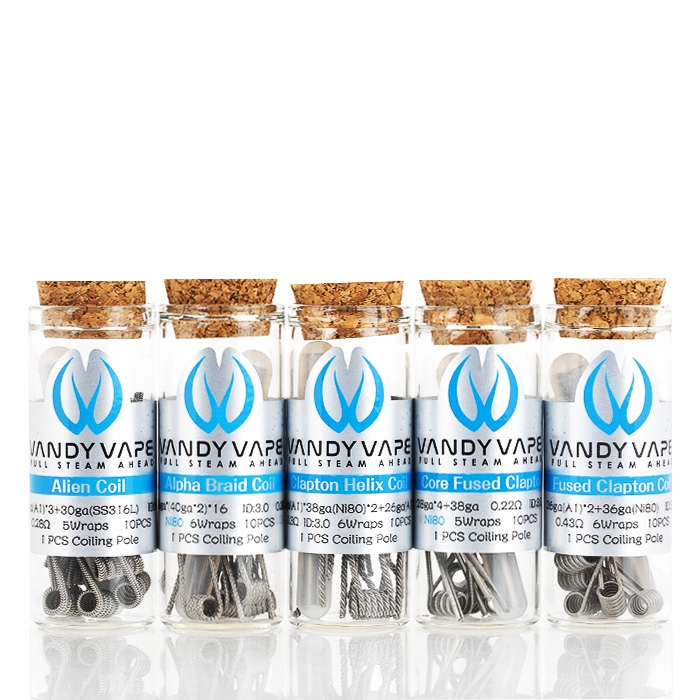 Vandy Vape Performance Prebuilt Coils | Superfine MTL Coils Options - $9.99 Vandy Vape Performance Prebuilt Coils | Superfine MTL Coils Options - $9.99