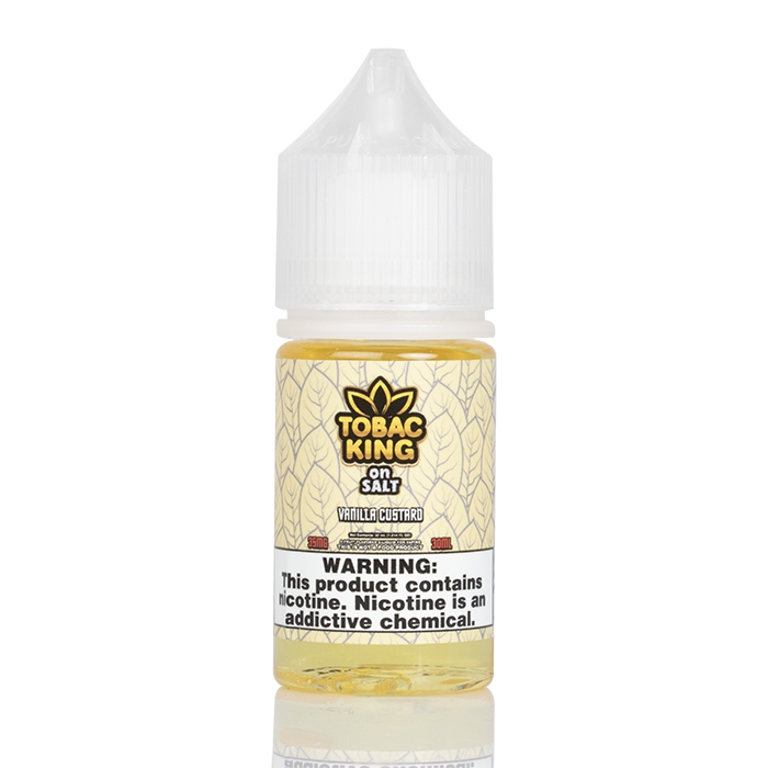 Vanilla Custard SALTS - TOBAC King E-Liquid | 30mL Vape Juice