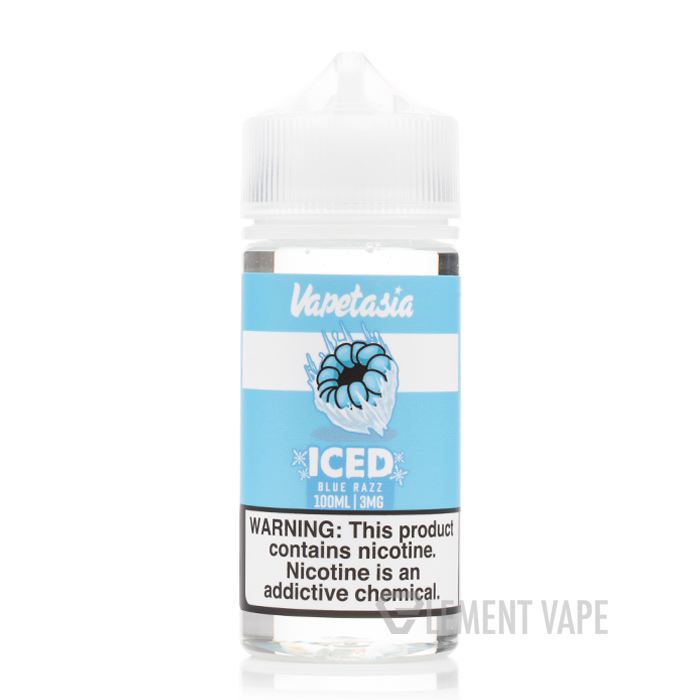 elf bar vape uk ICED Blue Razz - Vapetasia
