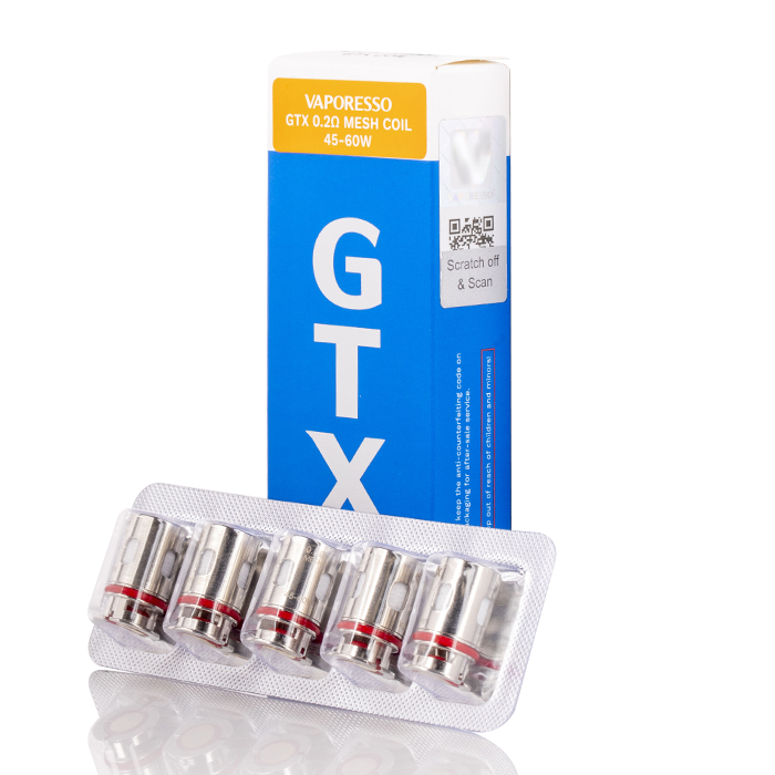 Vaporesso GTX 0.2 Ohm Mesh Coils (Pack Of 5) - Cloud City Vapes - View #10