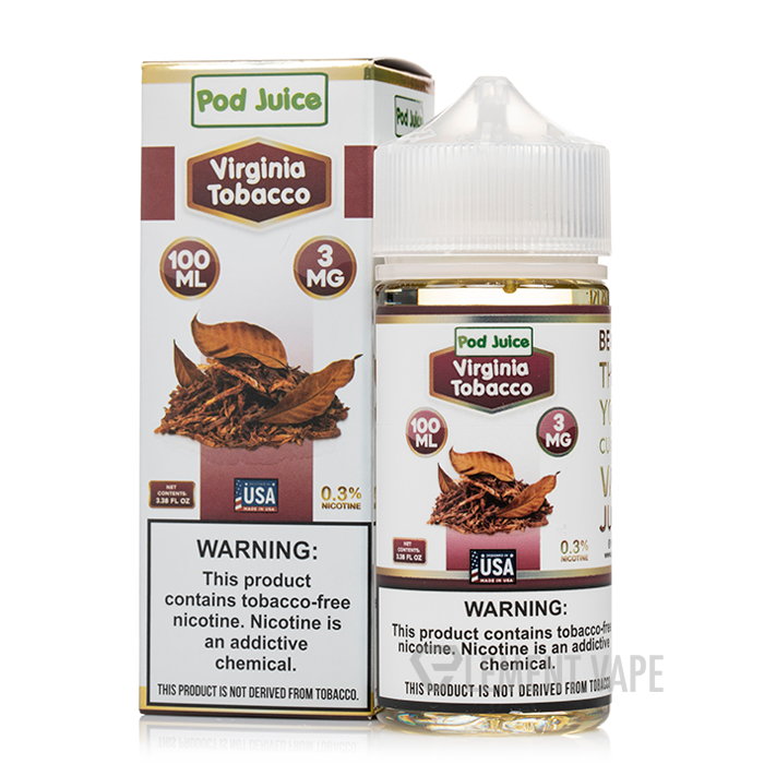 Virginia Tobacco - Pod Juice - 100mL - $13.99