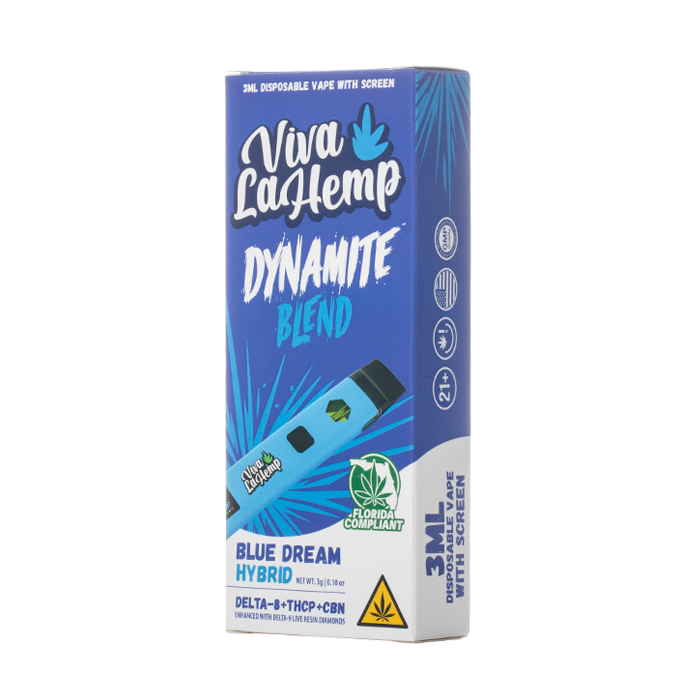 Viva La Hemp Dynamite Blend Disposable 3G - $17.99